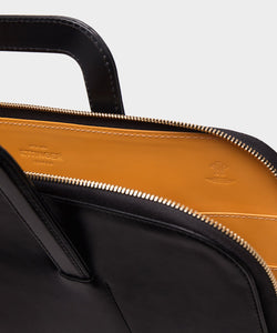 Ettinger Bakerloo Portfolio Case in Black Leather
