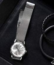 Load image into Gallery viewer, Exclusive Timex Marlin Mesh Band Watch in Silver 34mm
